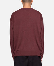 Rice And Beans Knitted Jumper (Burgundy)
