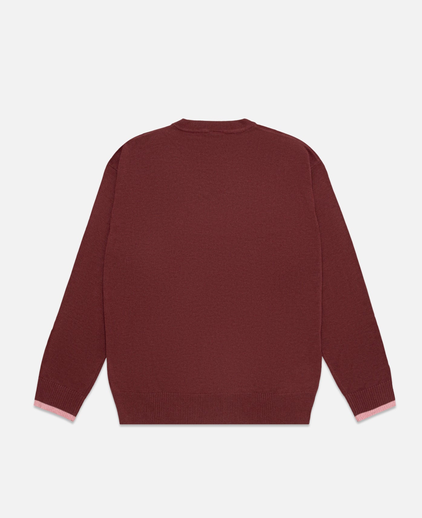 Rice And Beans Knitted Jumper (Burgundy)