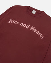 Rice And Beans Knitted Jumper (Burgundy)