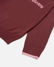 Rice And Beans Knitted Jumper (Burgundy)