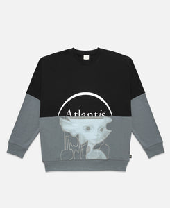 Atlantis Half Half Crew Neck Sweat (Black)