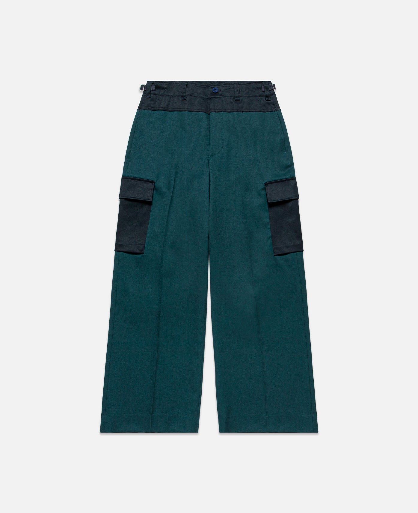 Mix Wide Slacks (Blue)