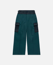 Mix Wide Slacks (Blue)