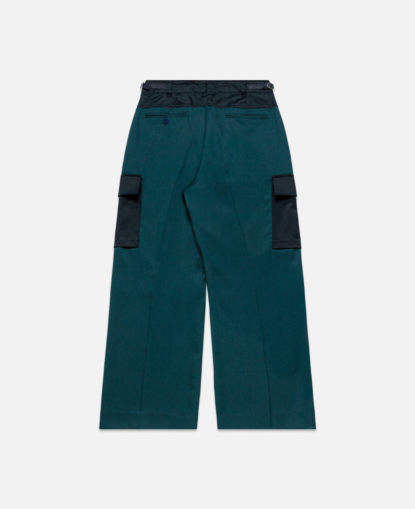 Mix Wide Slacks (Blue)