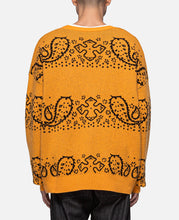 Bandana Knit Cardigan (Yellow)