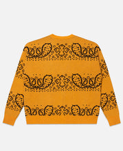 Bandana Knit Cardigan (Yellow)