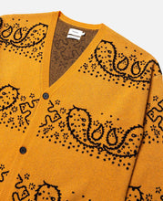 Bandana Knit Cardigan (Yellow)