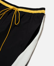 Curve Panel Track Pants (Black)