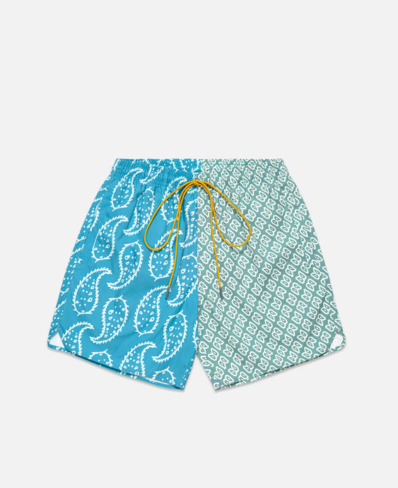 Multi Paisley Trunks (Blue)