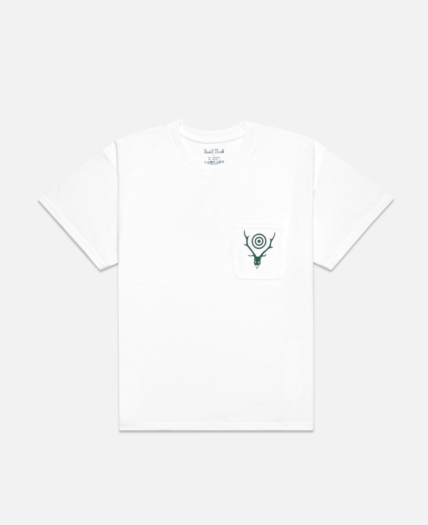 Round Pocket T-shirt (White)