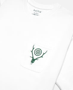 Round Pocket T-shirt (White)