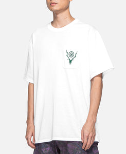 Round Pocket T-shirt (White)
