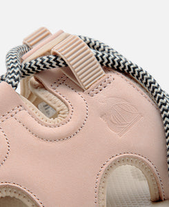 Cut-Out Ankle Strap Sandals (Pink)