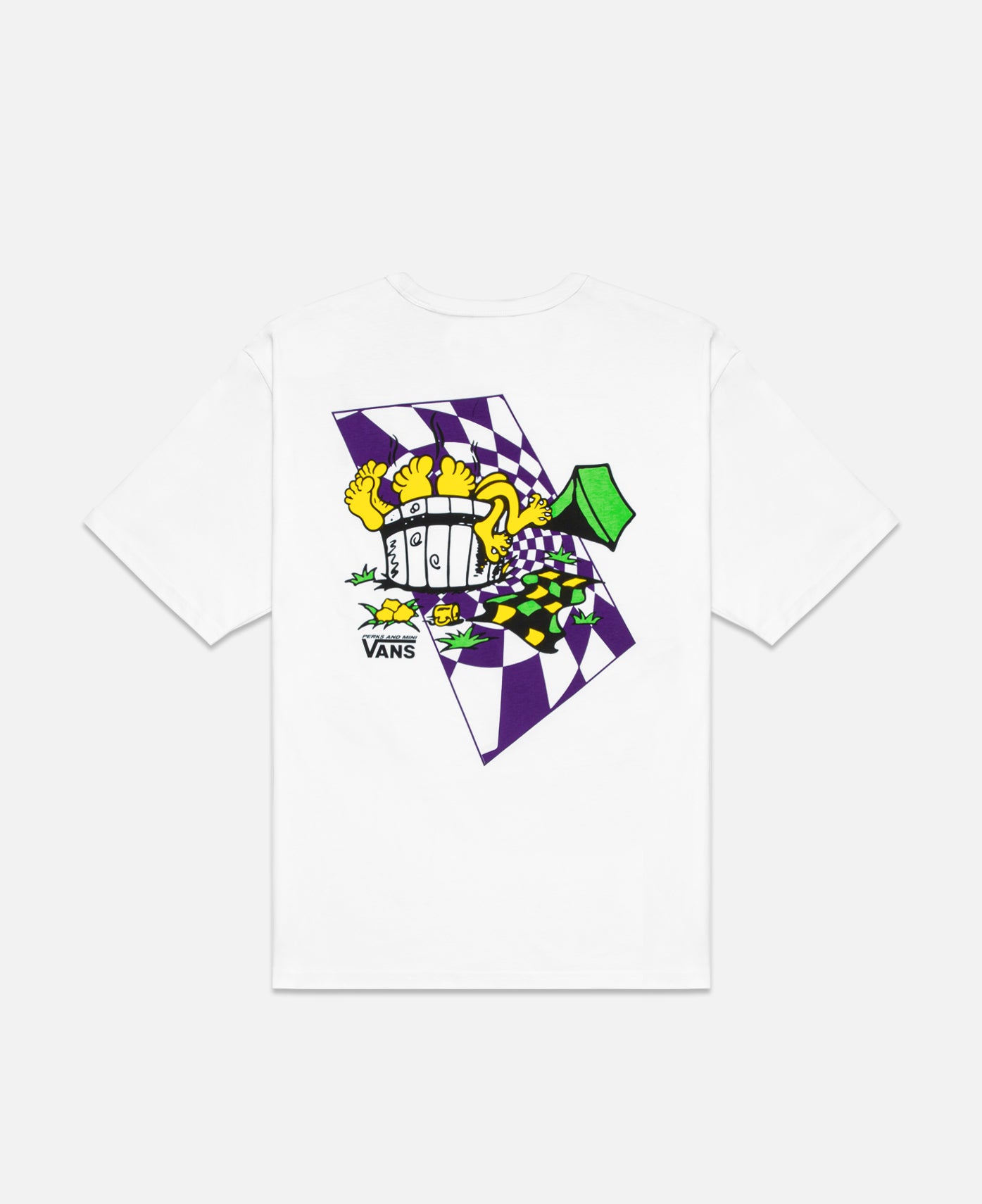 P.A.M. Spiral Checker S/S T-Shirt (White)
