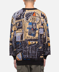 Jean-Michel Basquiat Crew Neck Sweater (Type-1) (Multi)